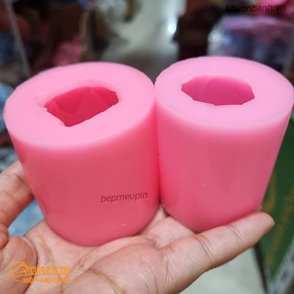 Sét 2 khuôn silicon bông hoa hồng