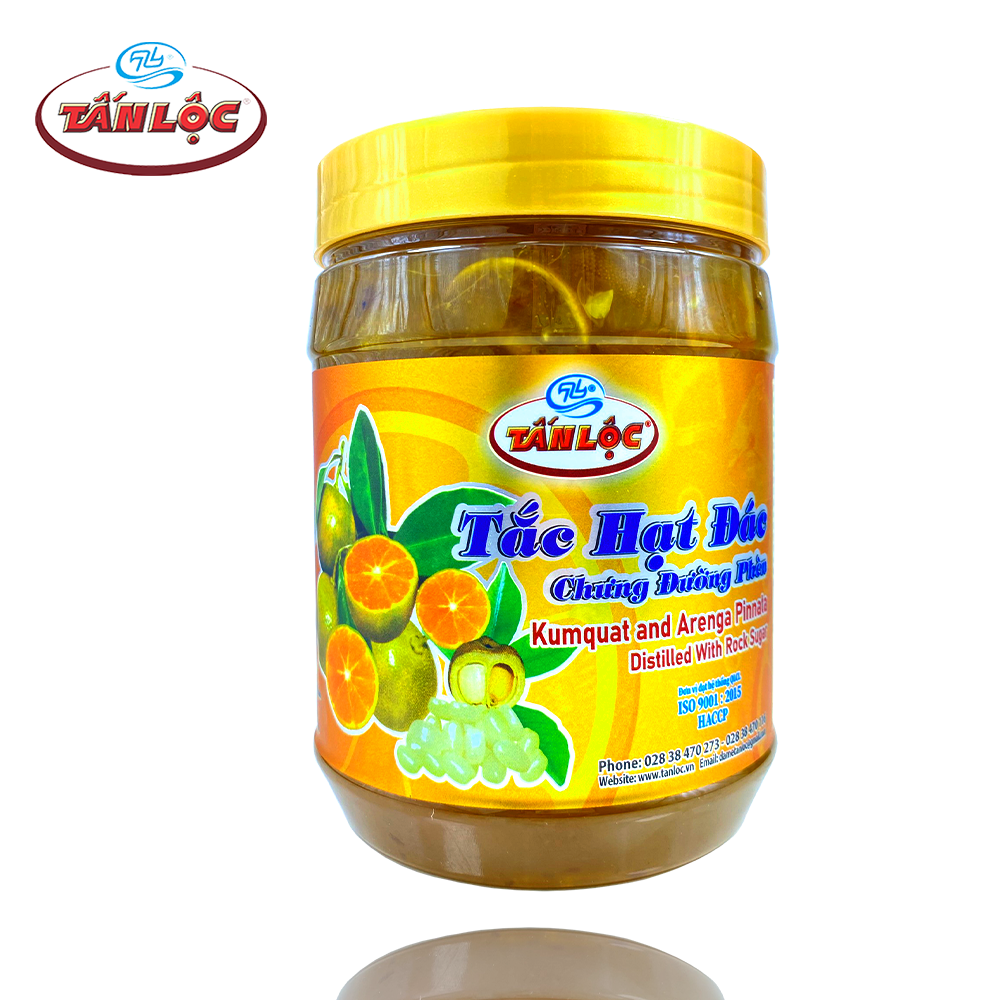 Tắc Hạt Đác Chưng Đường Phèn - thương hiệu TẤN LỘC