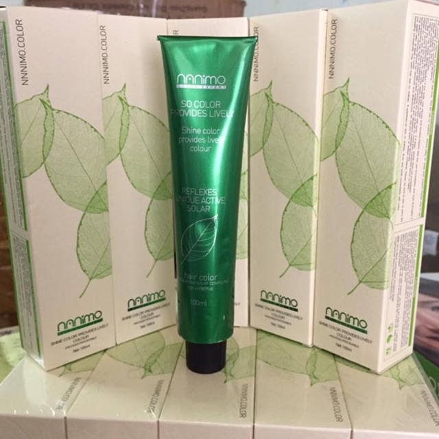 Thuố nhuộm phủ bạc tóc cân bằng màu NANiMO túp 100ml ,phủ bạc cân bằng màu tóc dễ sử dụng. 100ml