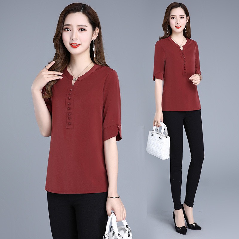 áo kiểu cao cấp cho quý cô (thời trang trung niên Anitagreen) GD29-0421