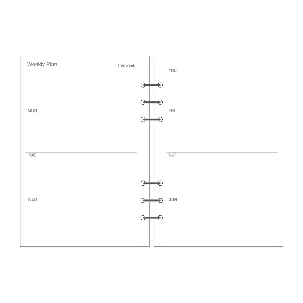 Sổ còng A5 bìa còng sổ còng cứng bìa dẻo bullet journal planner binder sticker