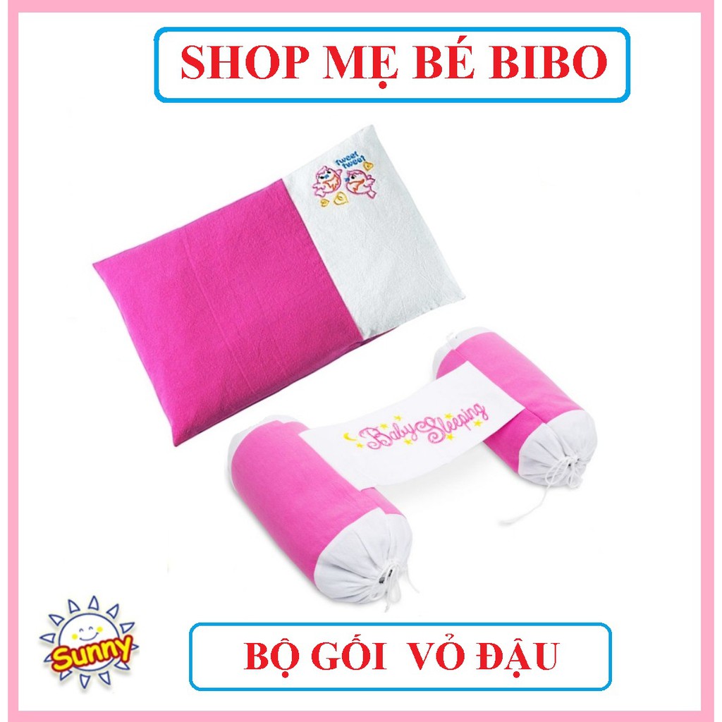 Bộ Gối Chặn Vỏ Đậu Cho Bé Sơ Sinh