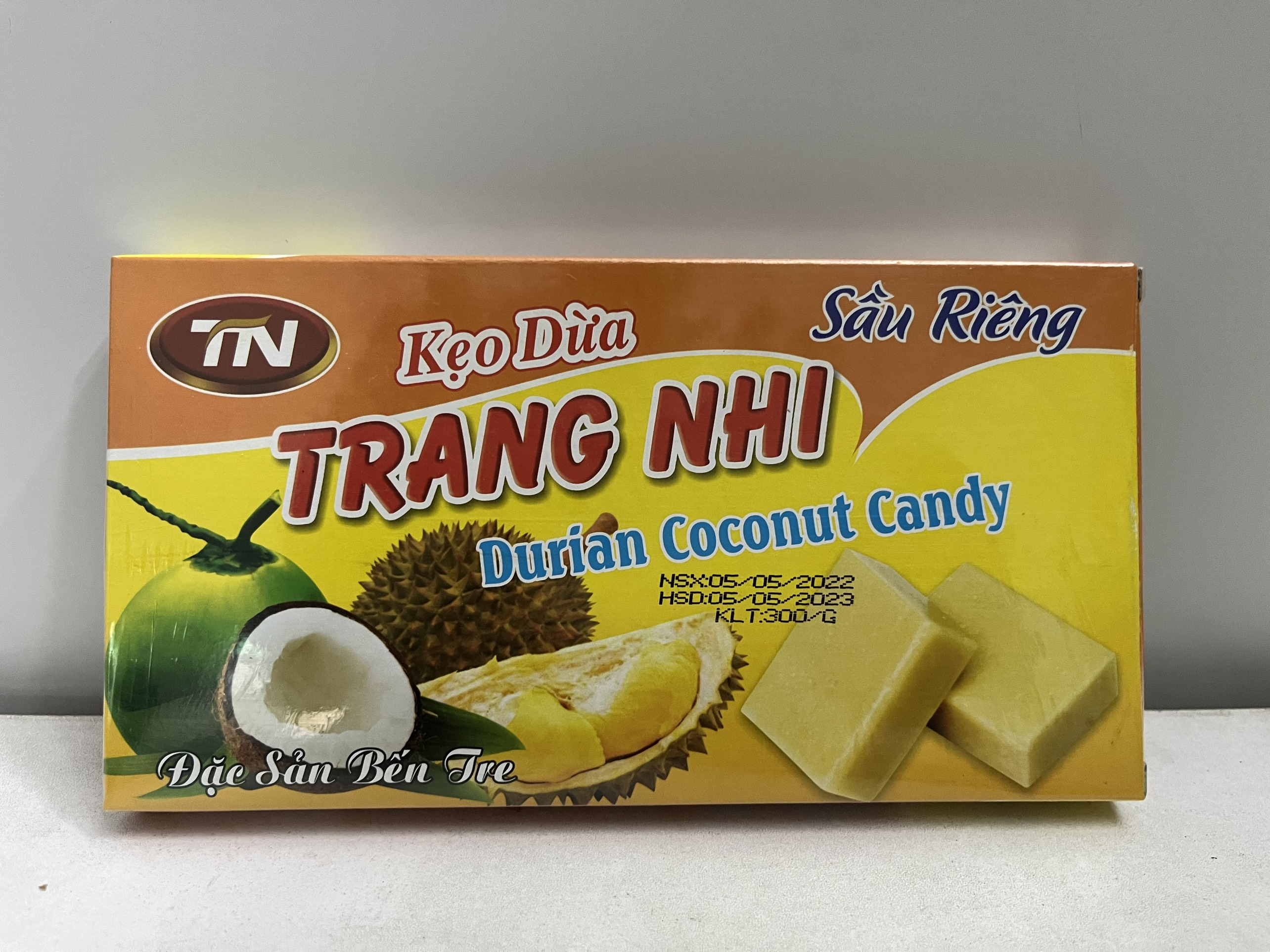 Kẹo Dừa Sầu Riêng đặc sản Bến Tre 320g