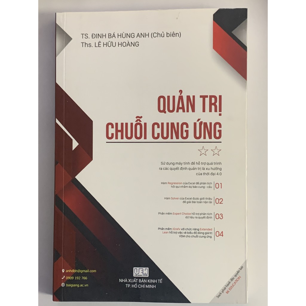 Sách Quản Trị Chuỗi Cung Ứng Tập 2 (TS. Đinh Bá Hùng Anh)