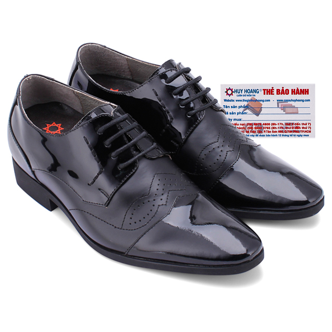 Giày tăng chiều cao da bò nhiều loại màu đen HK7162-76-79-80-83-86-87-88-89