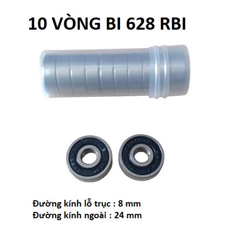 10 vòng bi 628 RBI chất lượng cao