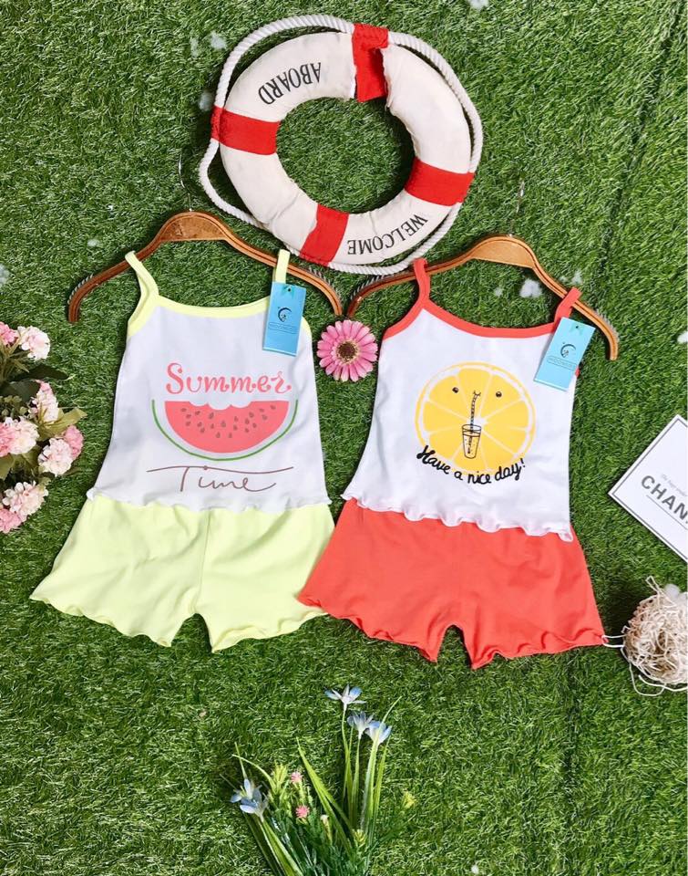 Set bộ bé gái - Bộ 2 dây trái cây