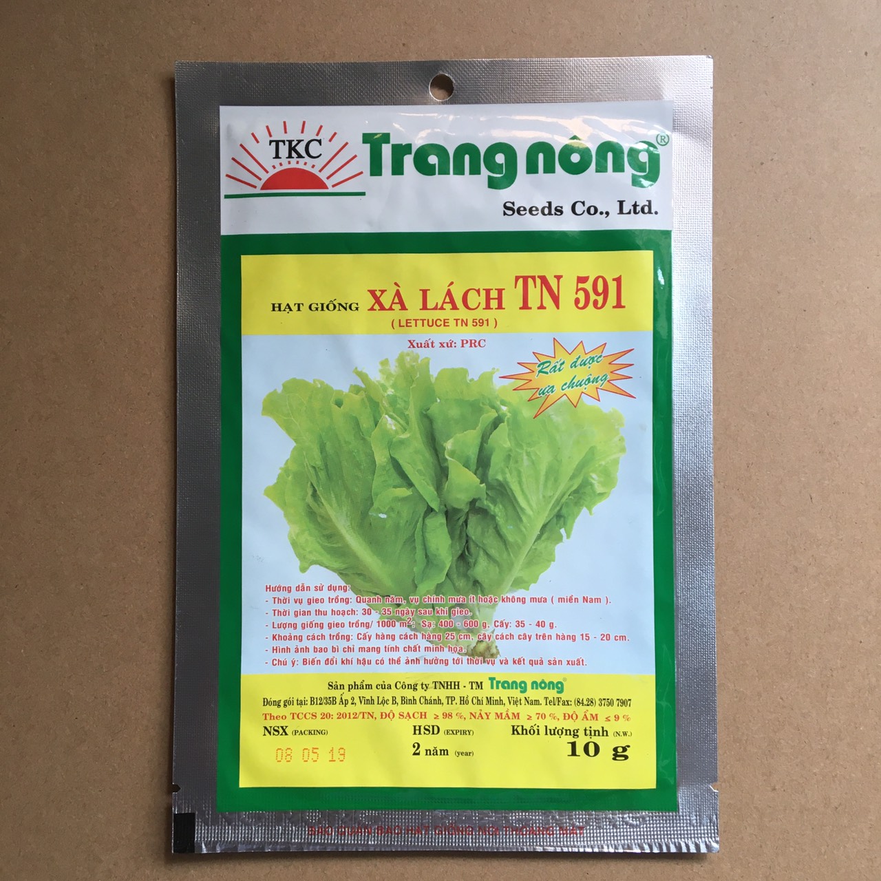 HẠT GIỐNG XÀ LÁCH TRANG NÔNG