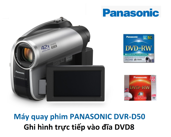 Brand New- Fullbox Máy quay phim PANASONIC DVR-D50 DVD - Ghi hình trực