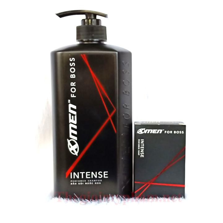 Dầu Gội Xmen For Boss Intense 650g - Tặng 1 Xà Bông 75g