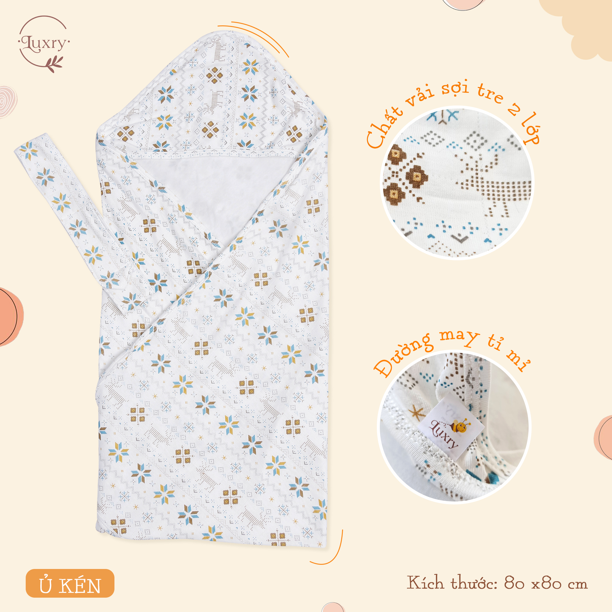 Kén ủ họa tiết luxry