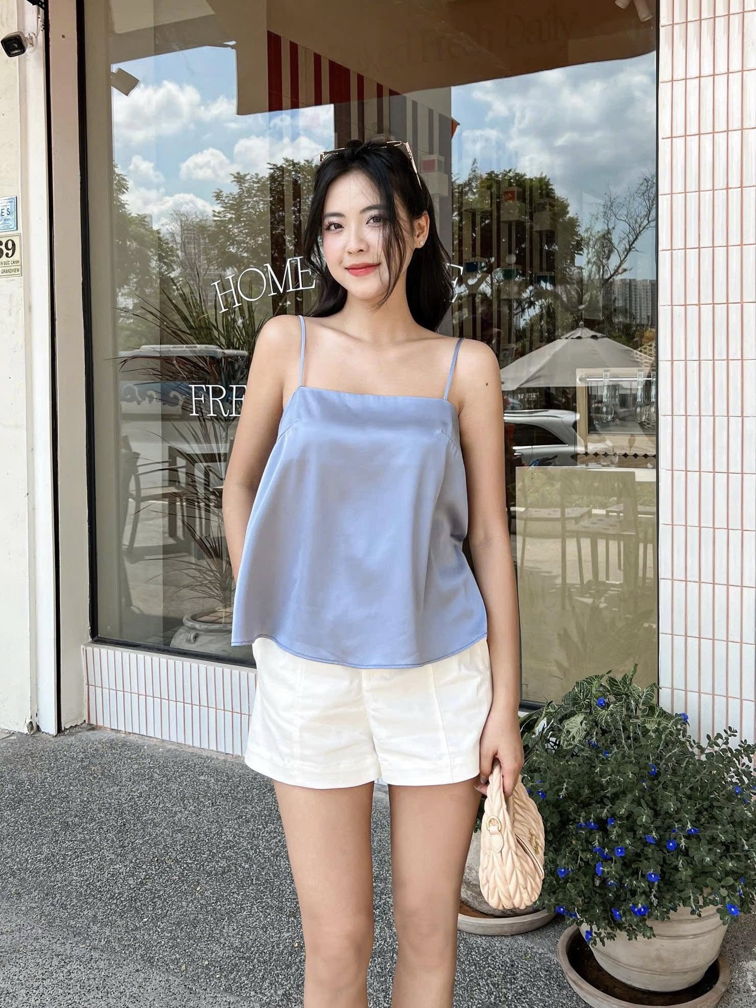 Áo SATIN - Áo 2 dây lụa bóng