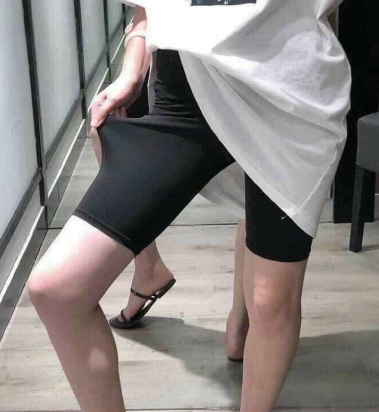 Quần legging ngố nâng mông co dãn 4 chiều