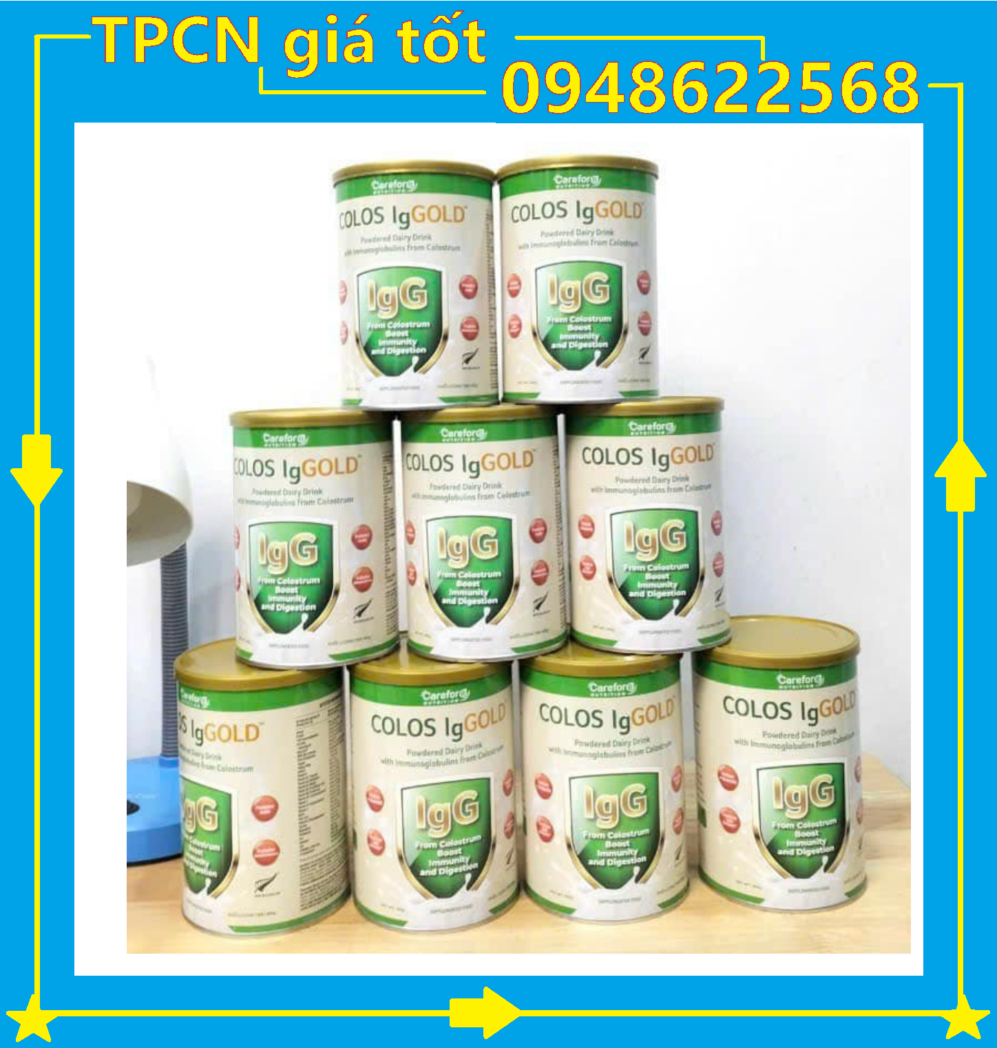 Sữa non Colos IgGold cung cấp dinh dưỡng cần thiết nhập khẩu New Zealand 450g