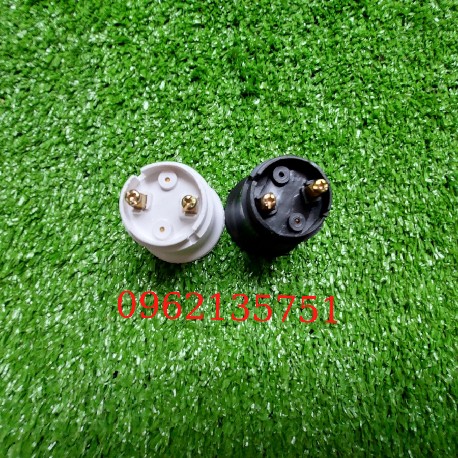 Combo 2 Đuôi đèn treo E27 Trắng, Đen ( Loại Tốt )