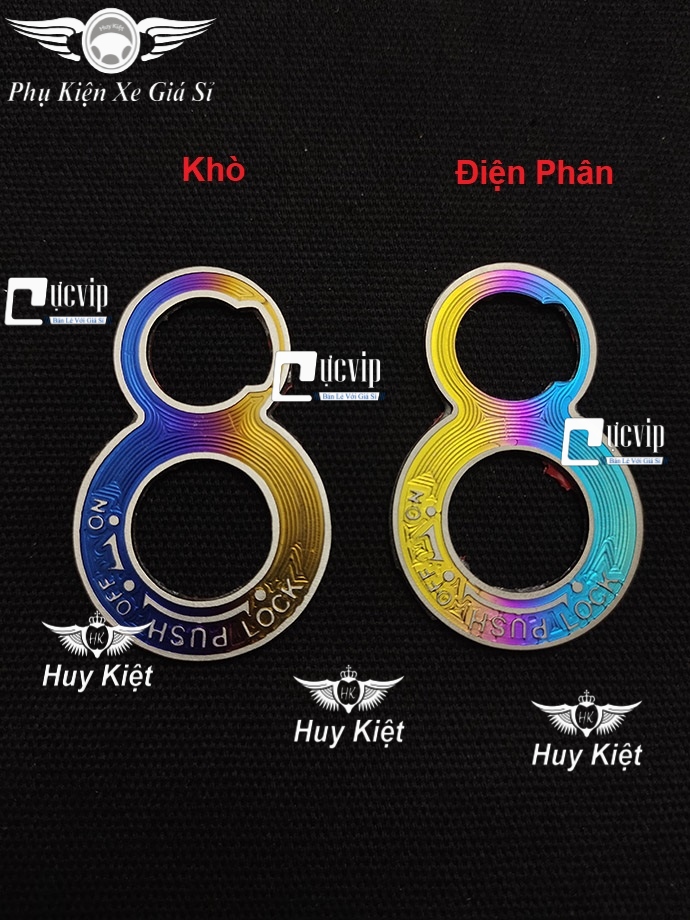 Miếng dán ổ khóa titan cho xe raider, satria ms4364