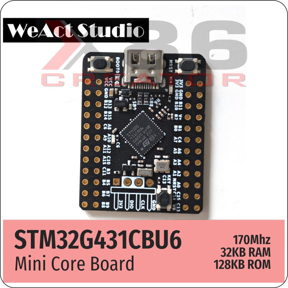 STM32G431CBU6 (WeAct Studio) MẠCH THỬ NGHIỆM