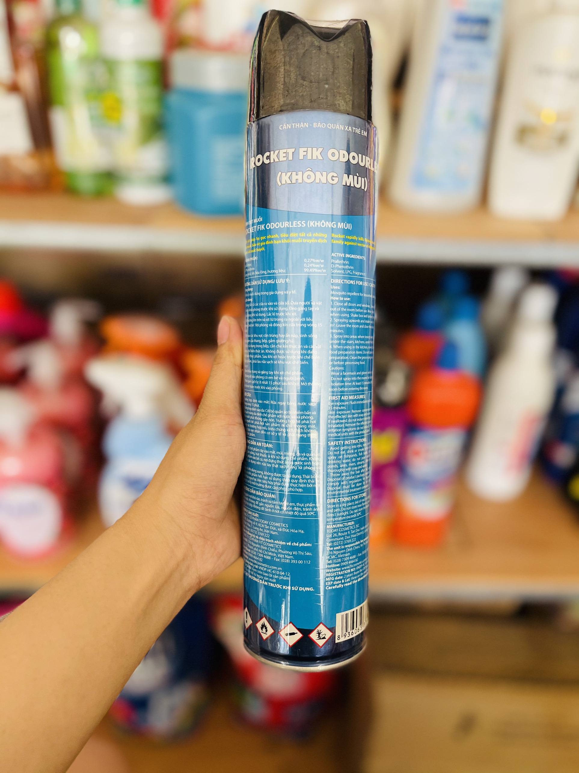 [ MẪU MỚI ] Bình xịt muỗi, diệt côn trùng không mùi Rocket 660ML ( SIÊU MẠNH)