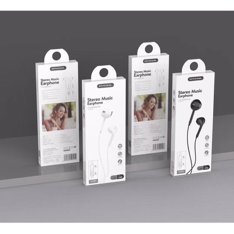 Tai nghe sendem v10 có mic đàm thoại, chất lượng âm thanh cực hay, giá rẻ