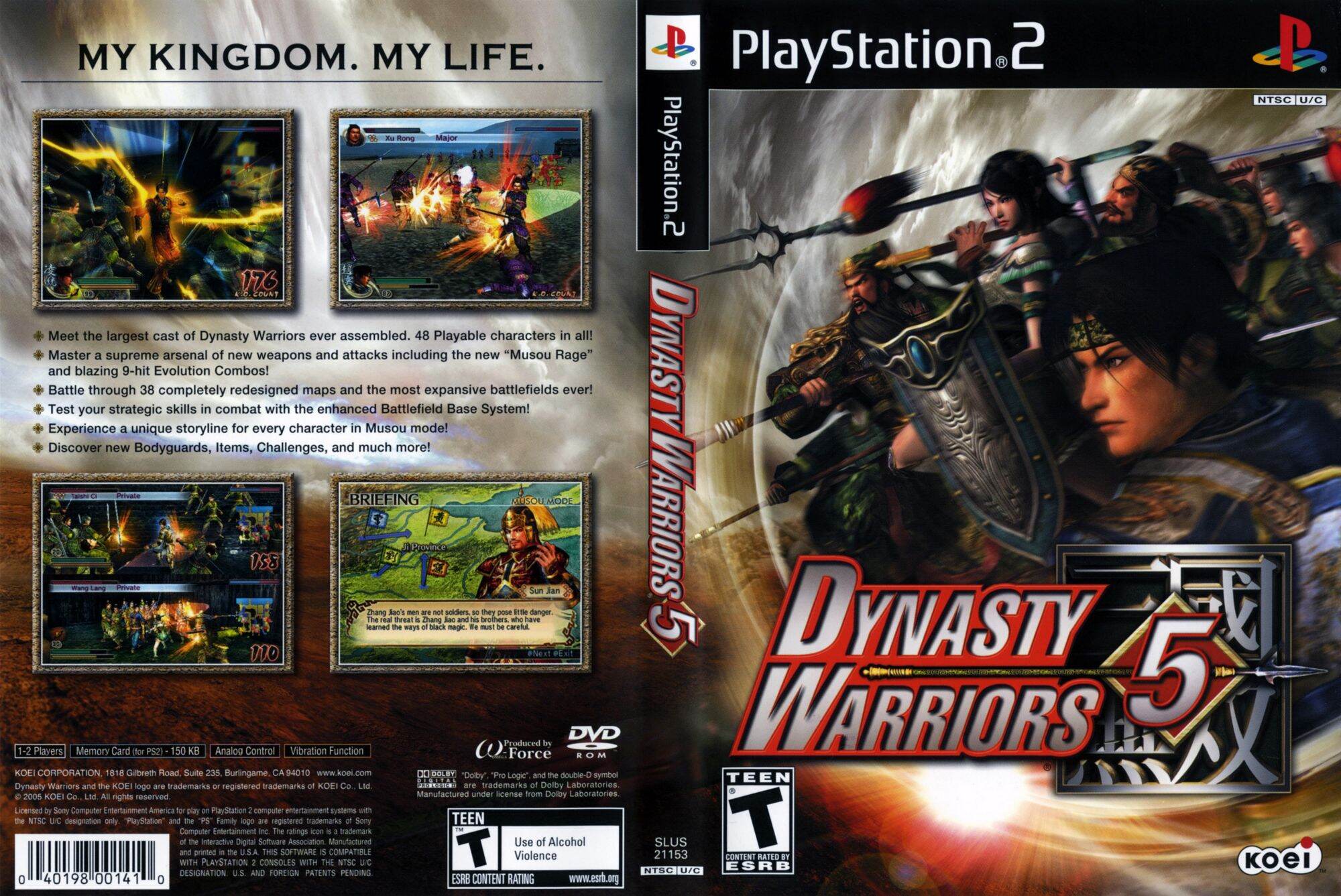 [HCM]game ps2 tam quốc chí 5 bản thường