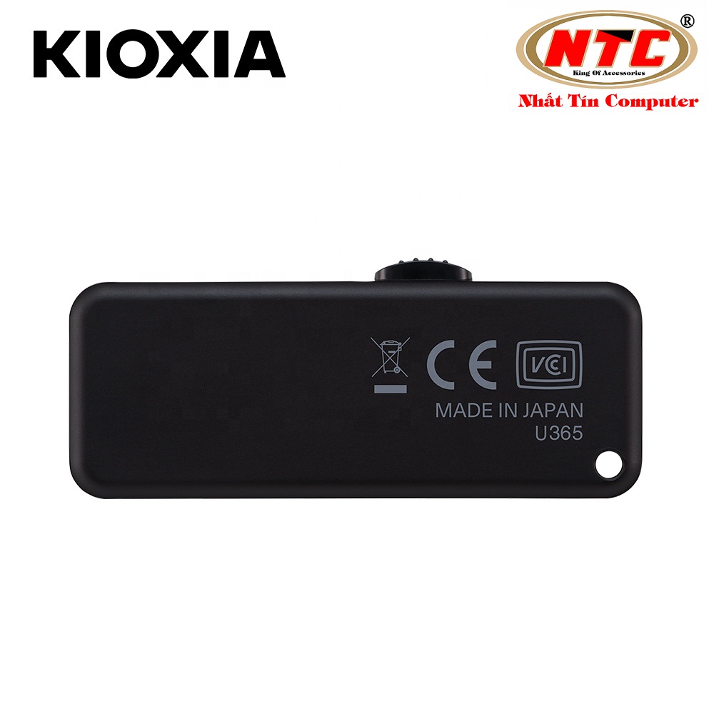 USB 3.2 Gen 1 Kioxia TransMemory U365 32GB 150Mb/s (Đen) - Formerly Toshiba Memory - Nhất Tín Computer