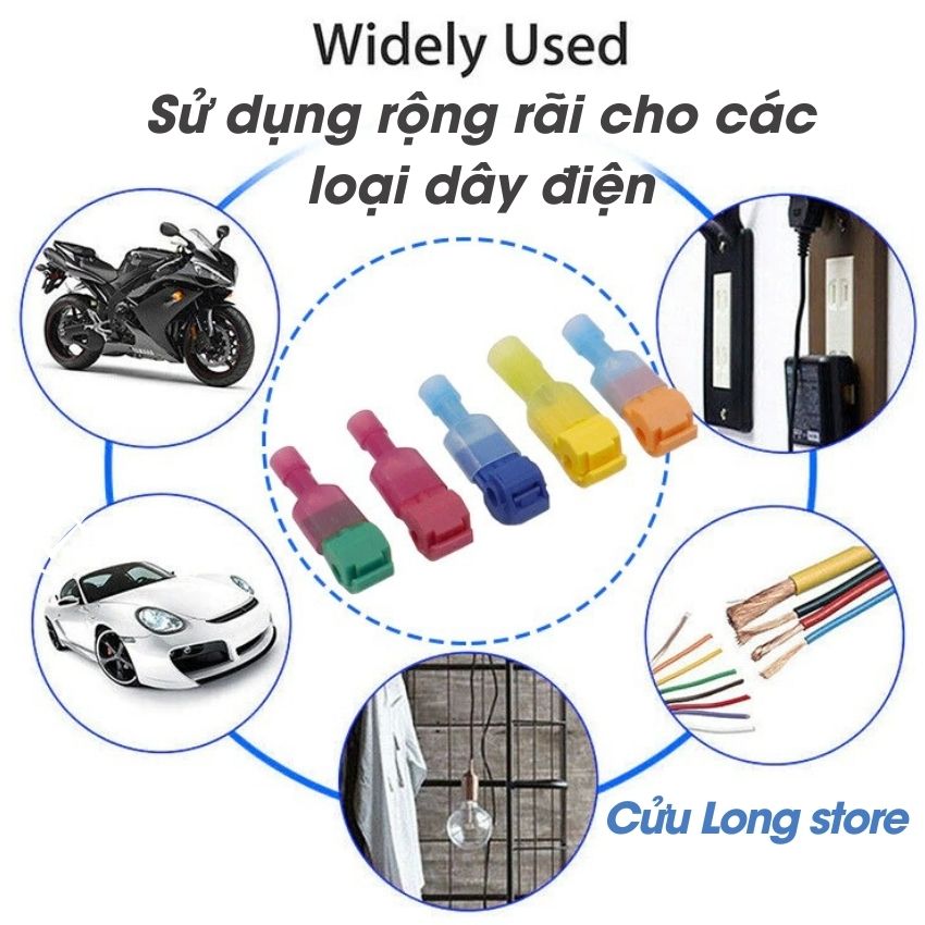 Đầu Nối Dây Điện Nhanh Chữ T thông minh cút nối chia dây chống nước chịu tải giắc nối cáp điện an toàn chống cháy cho nhà ô tô xe máy