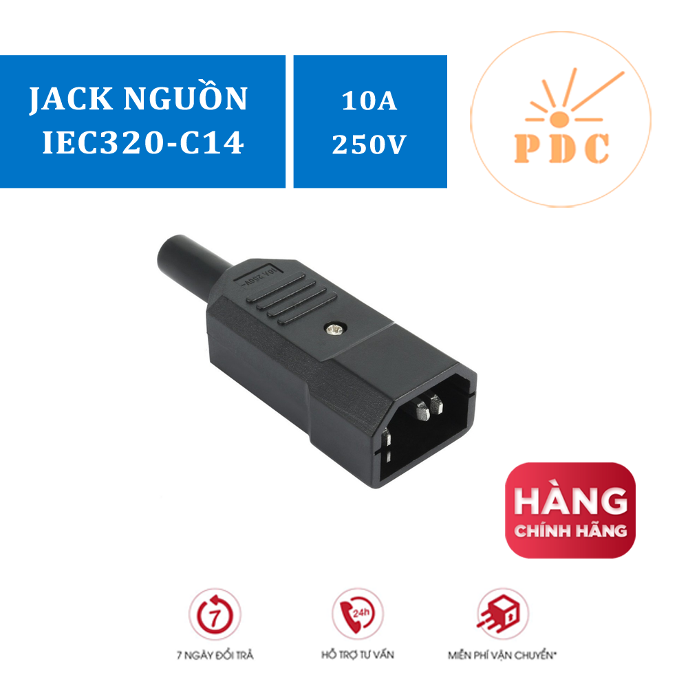 Phích Cắm UPS IEC320-C14 (Male) Dùng Cho UPS Server PDU