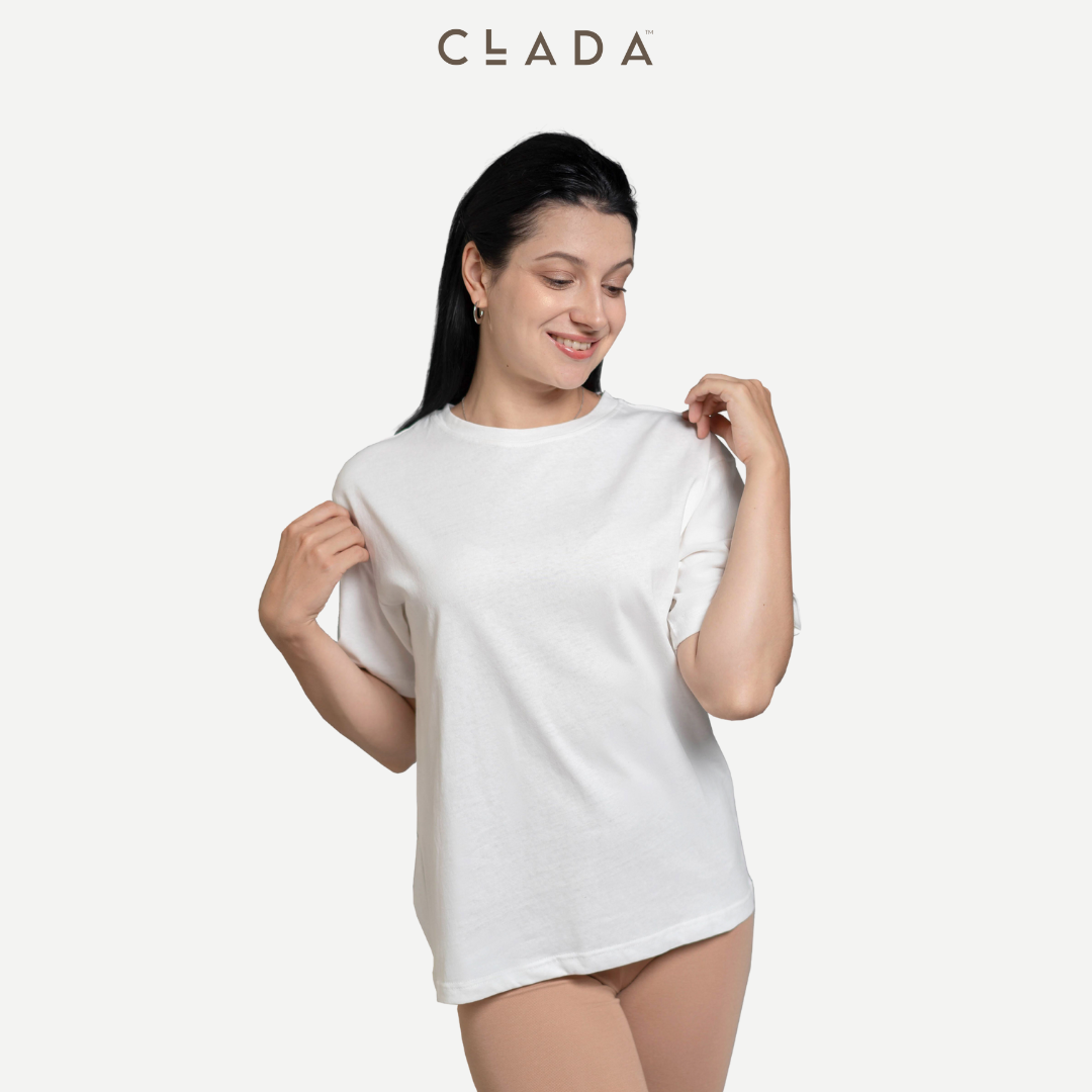 Áo Thun Cotton Nữ Tee Basic Thương Hiệu CLADA - AL001