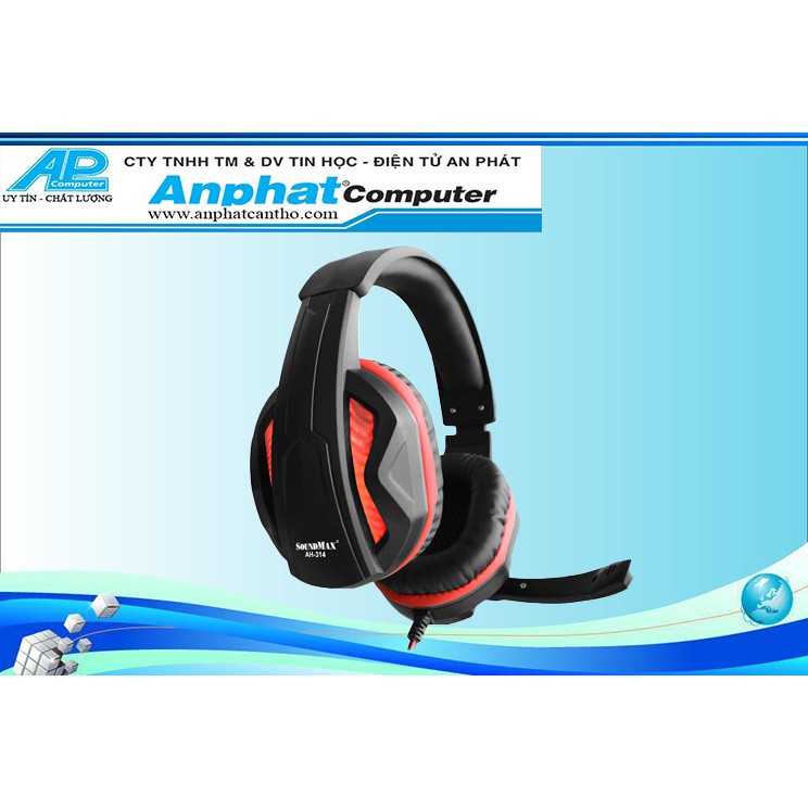Tai nghe soundmax ah-314-hàng chính hãng - bảo hành 12 tháng
