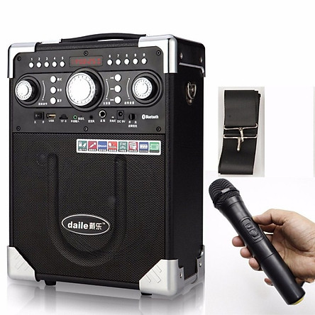 Loa Kéo loa kéo mini bluetooth karaoke - Daile 0S8