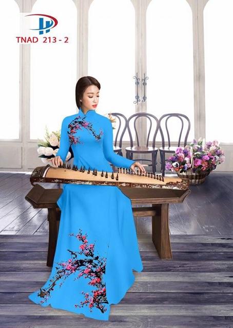 [HCM]Vải áo dài hoa anh đào