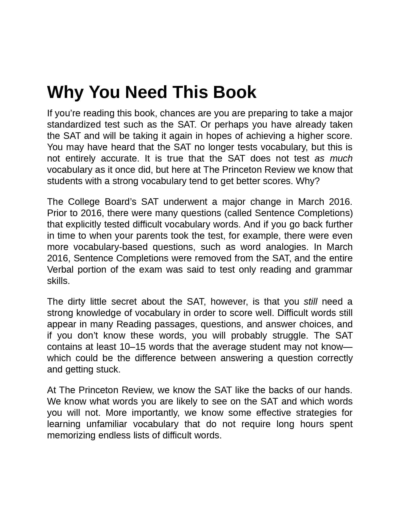 SAT POWER VOCAB 2ND EDITION