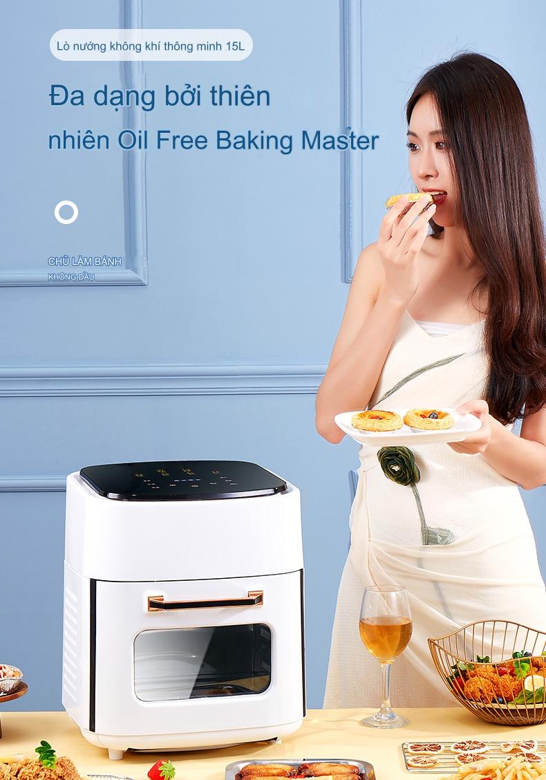 [VOUCHER 10%] (15 Lít) Nồi chiên không dầu của Đức