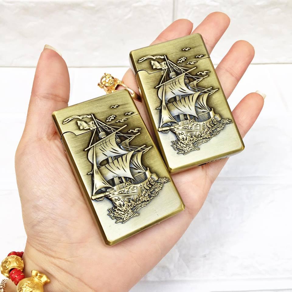 Bật Lửa Khò 2 tia Hình Thuyền Thuận Buồm Xuôi Gió