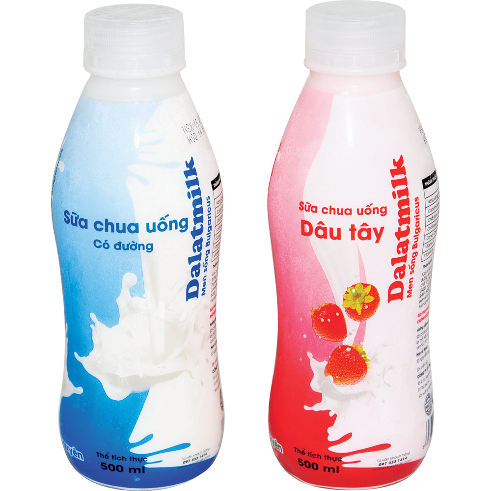 Sữa chua Dalat Milk có đường 500ml