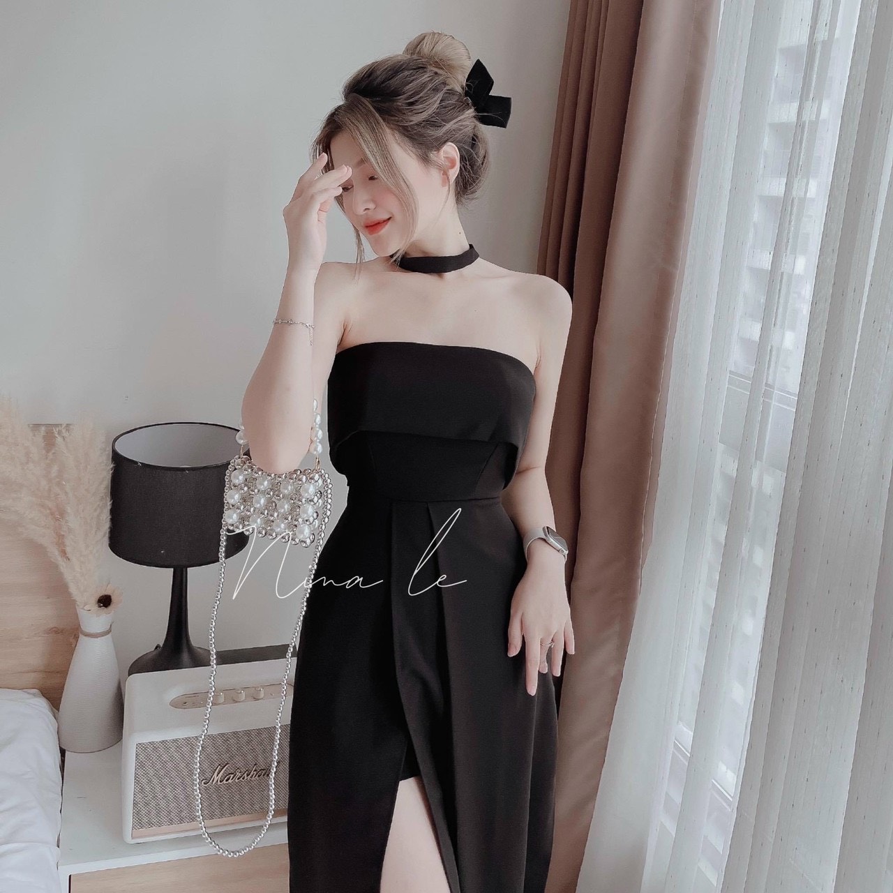 Set bộ đồ nữ xẻ tà cúp ngực bồng bềnh mix quần lót trong kèm cổ đăng dễ thương xinh xắn, jum nữ giả váy cúp ngực xẻ tà mix vòng cổ kiểu dáng xinh xắn dx