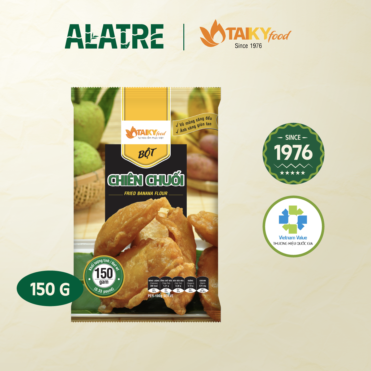 Bột chiên chuối Tài Ký gói 150g