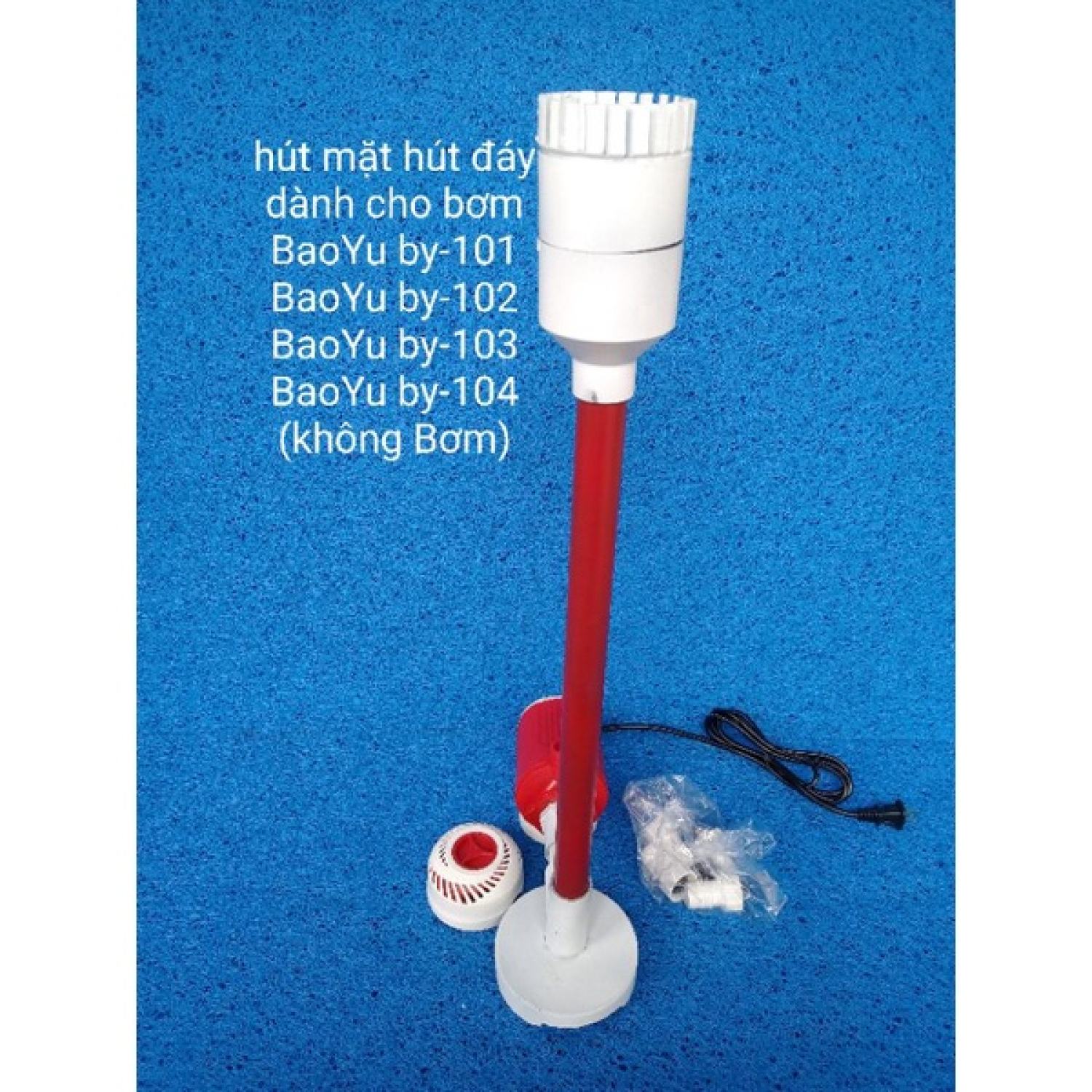 Bộ hút mặt và hút đáy bể cá cho bơm-baoyu-by 101-102-103-104