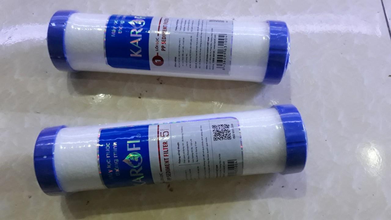 Combo Bộ 2 Lõi Lọc Nước Số 1 KAROFI