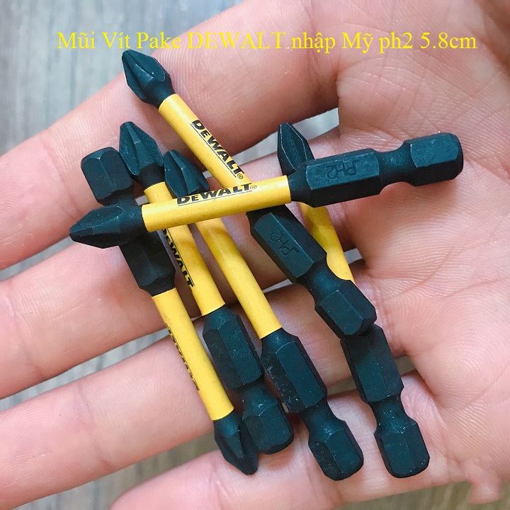 Mũi Vít Pake DEWALT nhập Mỹ ph2 5.8cm