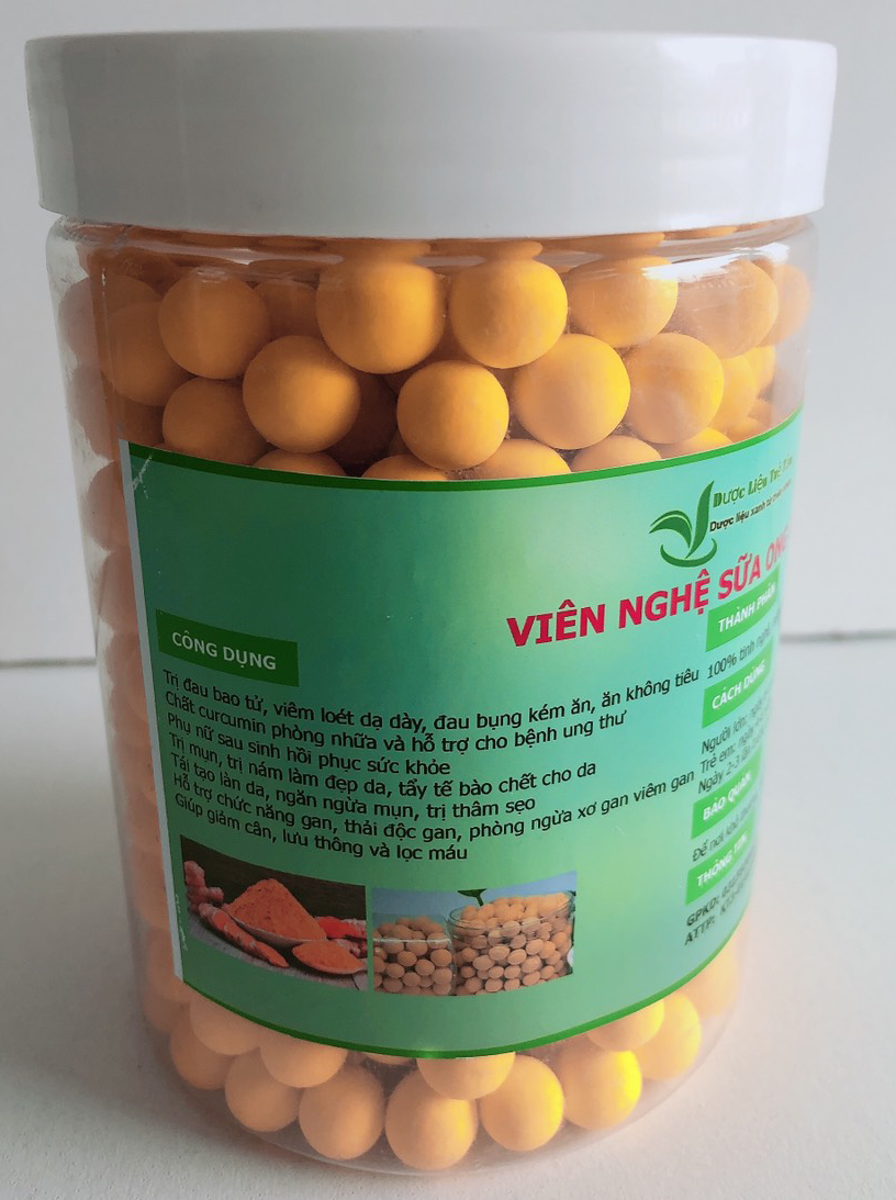 [HCM]Viên nghệ mật ong - Hủ 500g cao cấp