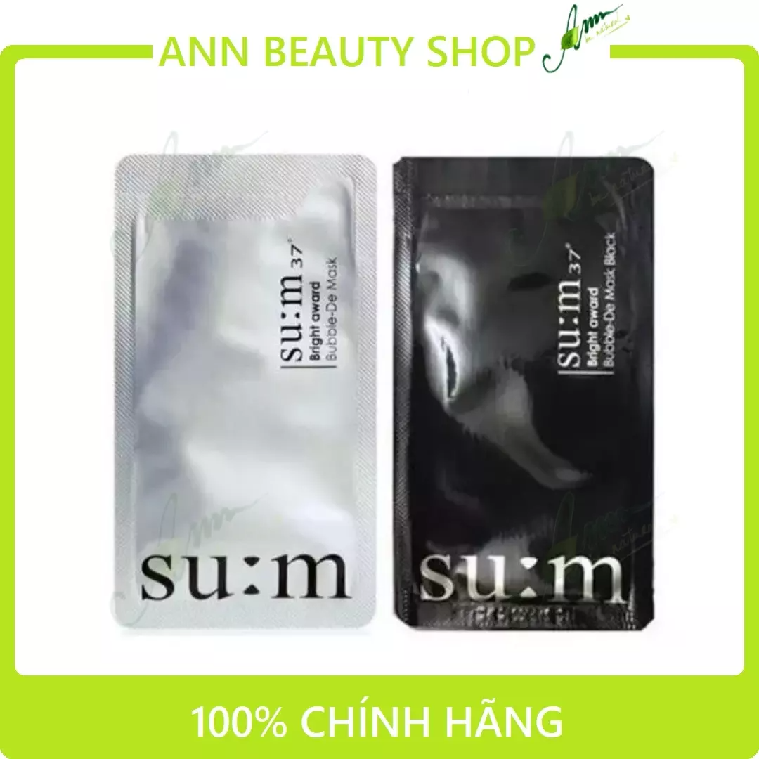 Mặt nạ sủi bọt Su:m37 White Award Bubble-De Mask