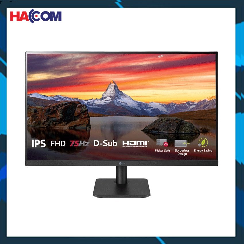 Màn hình LG 24MP400-B (23.8inch/FHD/IPS/75Hz/5ms/250nits/HDMI+DSub/Freesync) hình ảnh sắc nét chân thực