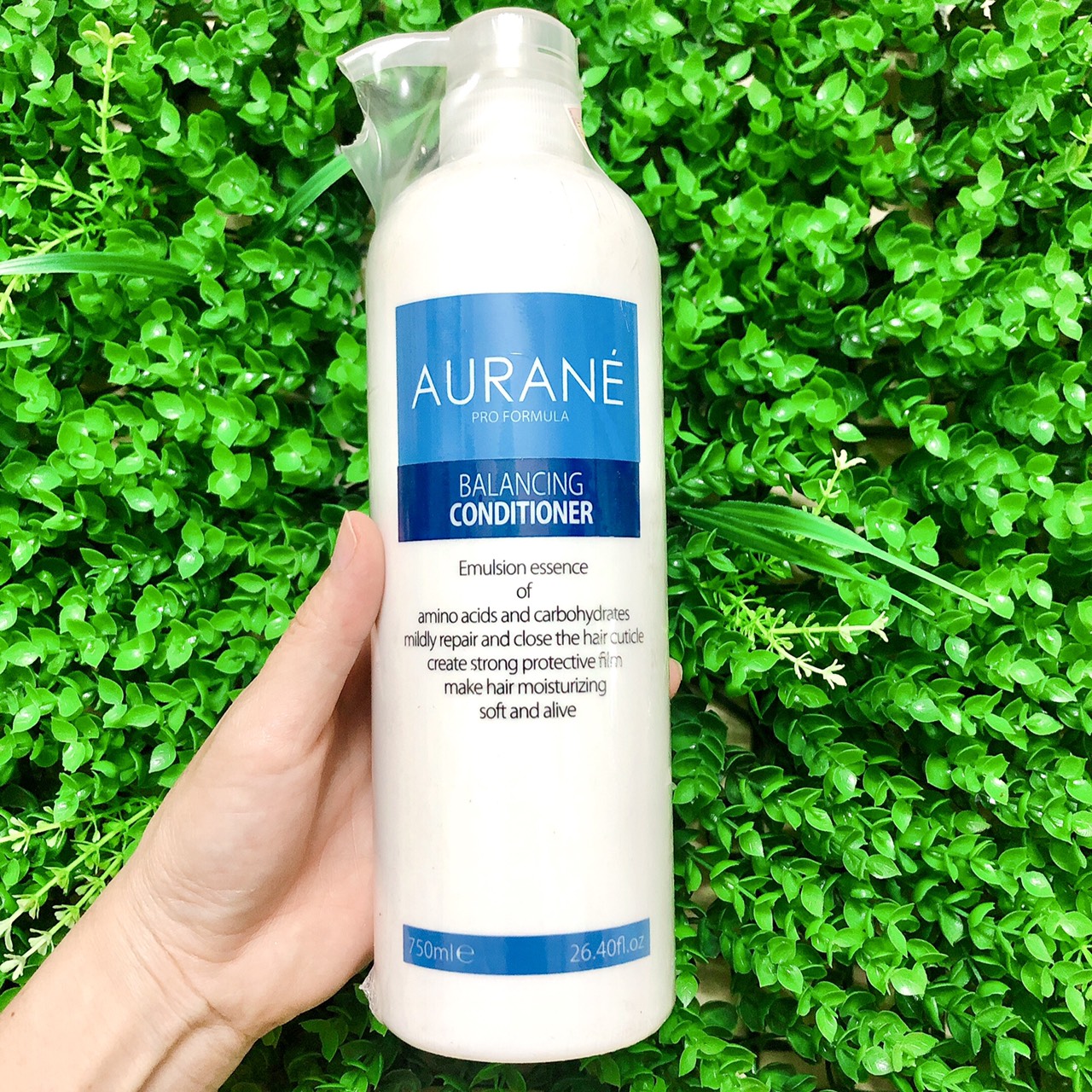 [+Tặng mũ trùm] DẦU XẢ PHỤC HỒI SIÊU MÊM MƯỢT TÓC AURANE BALANCING CONDITIONER 750ML