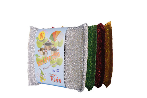 Gói 4 Miếng rửa chén kim tuyến tiện dụng