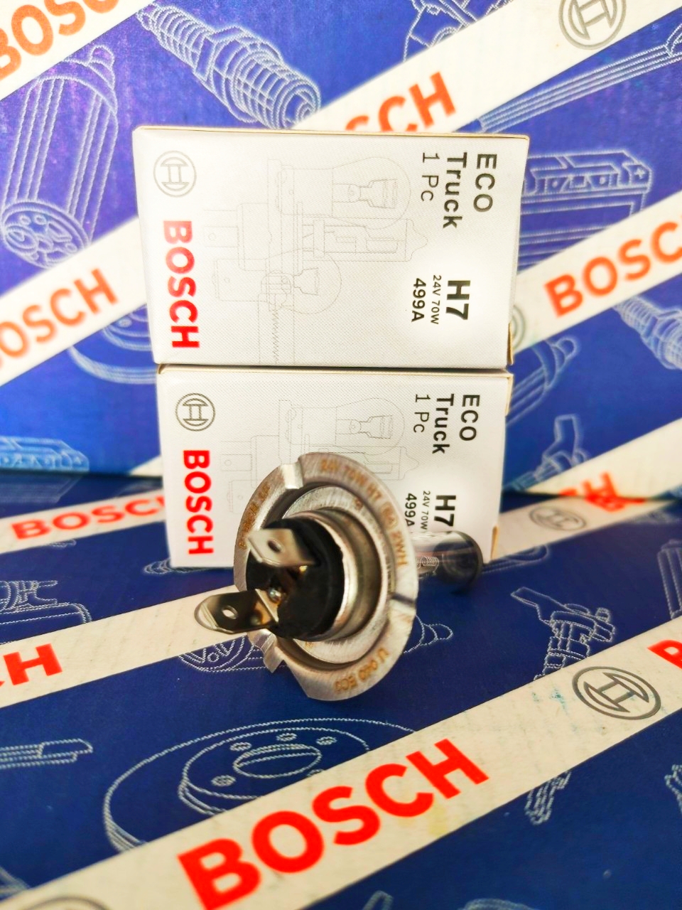 Bóng Đèn Xe Tải Bosch H7 24V 70W (Hộp 1 Bóng)