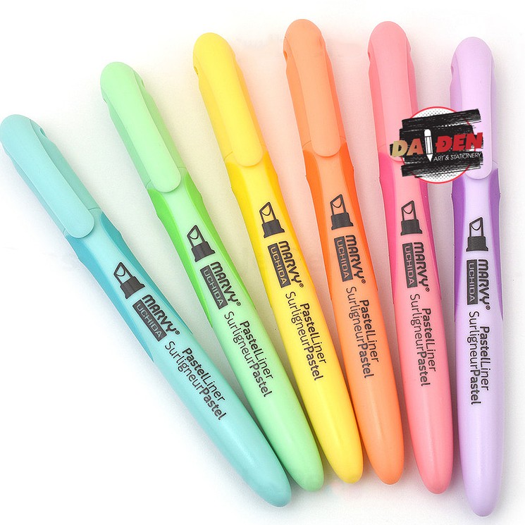 [HCM]Bút Dạ Quang Highlight Marvy Pastel