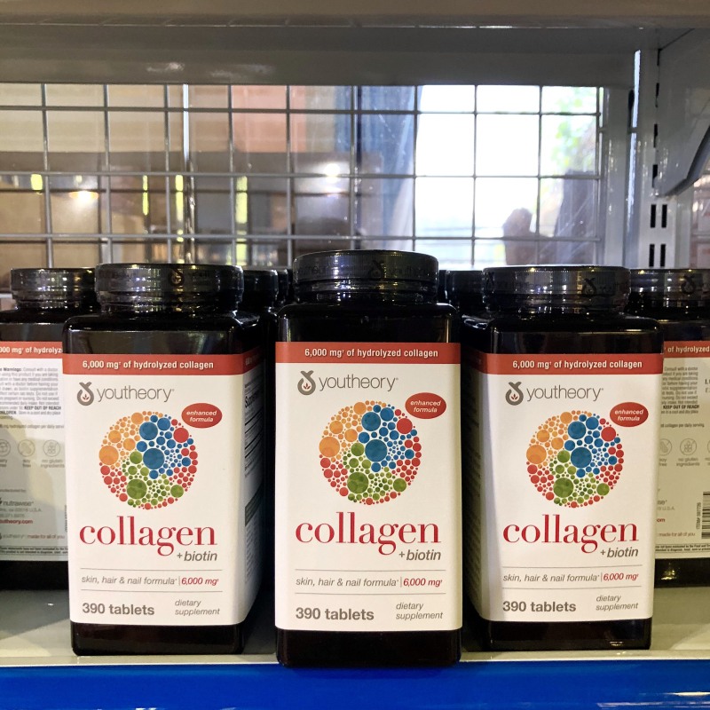 Viên Uống Collagen Youtheory 390 Viên- DATE 2022( MẪU MỚI 2020) nhập khẩu