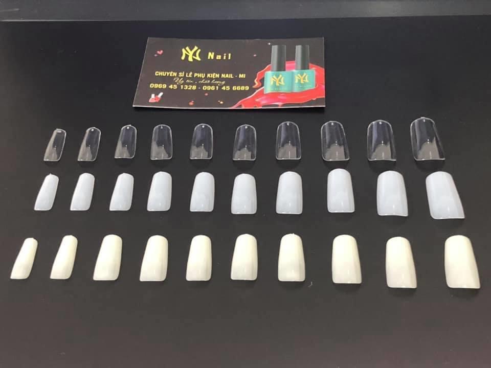 Móng úp vuông màu đục
