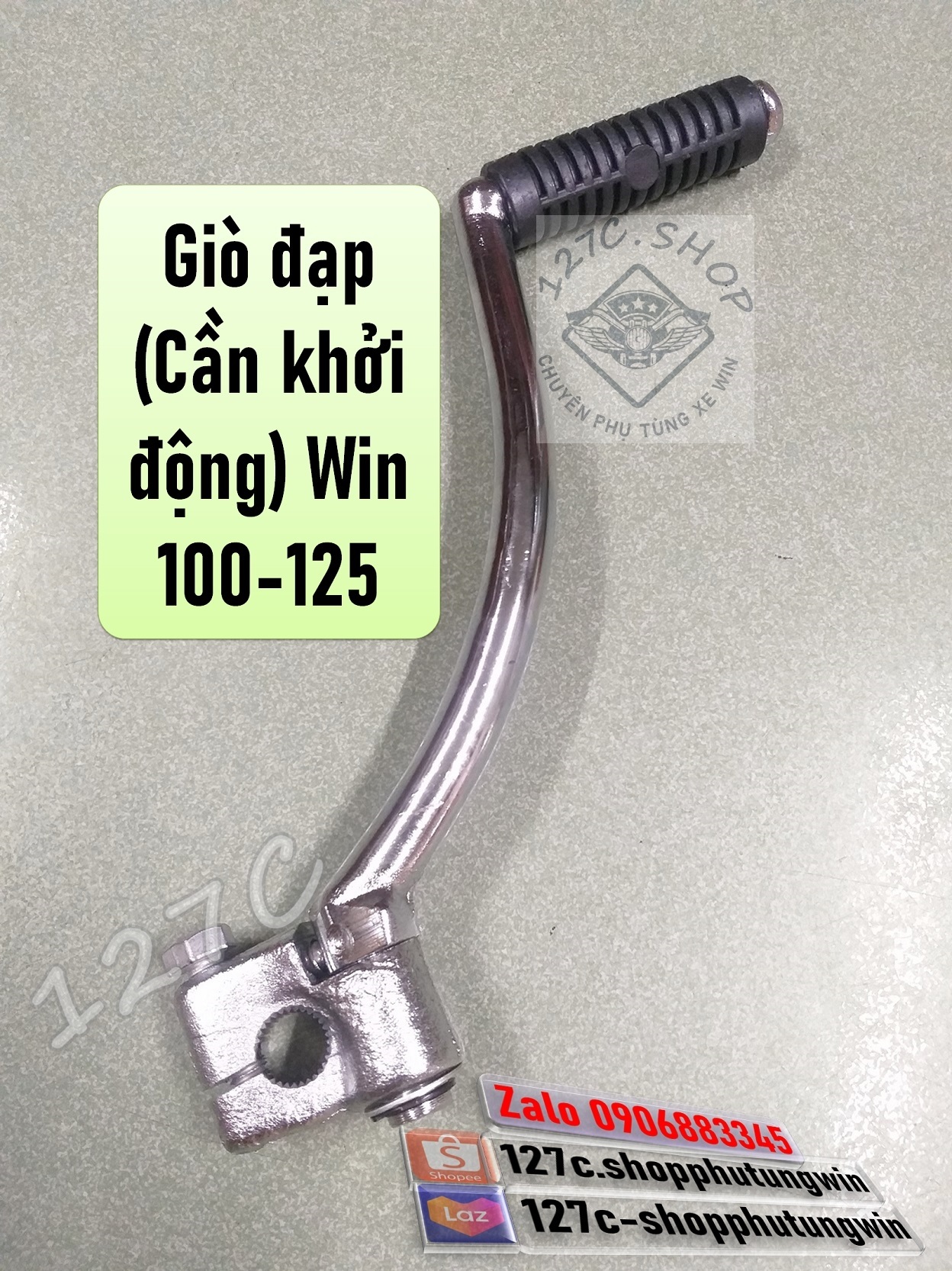 [HCM] Giò đạp / Cần khởi động Win 100 Win 125 (Phù hợp xe 67)